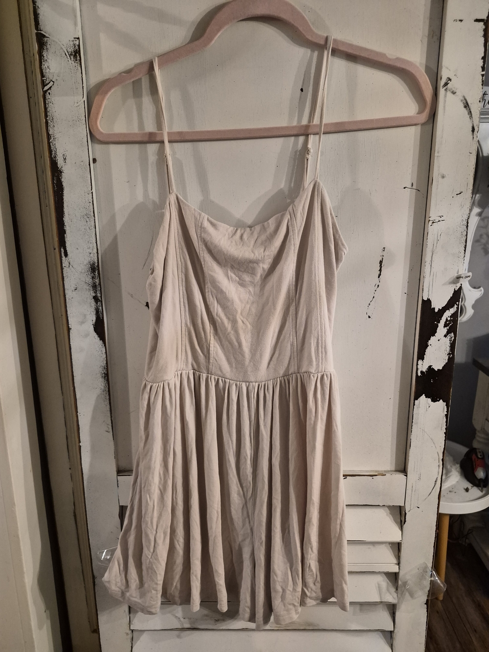 H&M Light Beige Ribbed Romper - Picture 2 of 5
